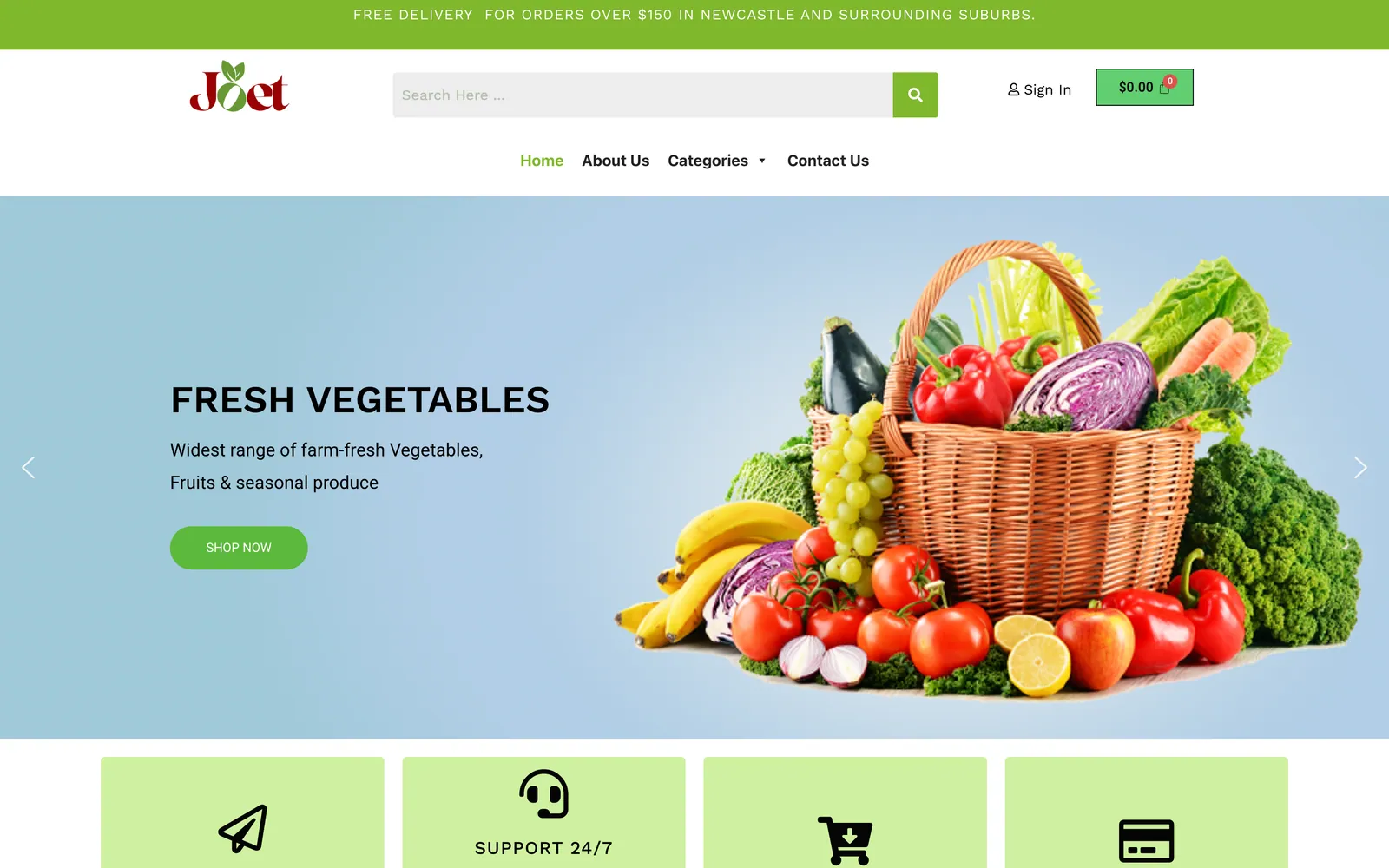 Joet African Market, an online grocery store with pickup and delivery